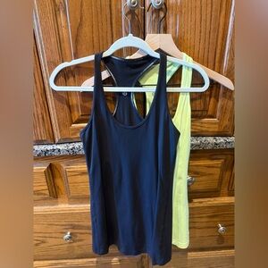 Lululemon Black Racerback Tanks (2 pack)